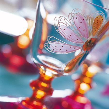 Peinture sur verre Vitrea 160 rose vif brillant 21 - 45 ml