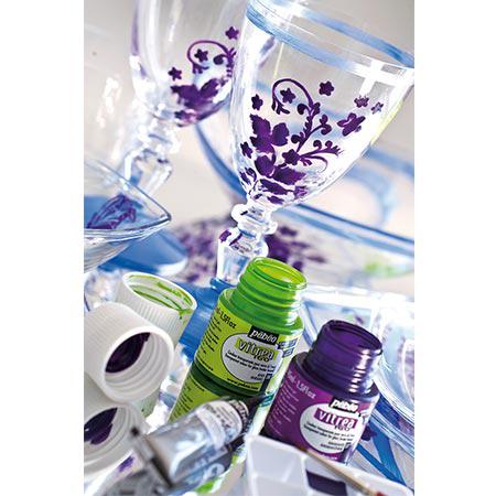 Peinture sur verre Vitrea 160 cyan brillant 22 - 45 ml