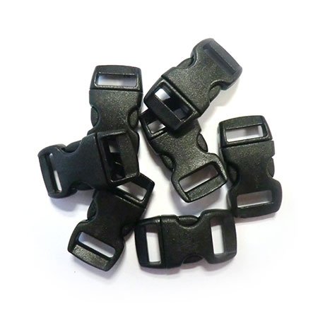 Clips - noirs - 10 mm - 100 pces