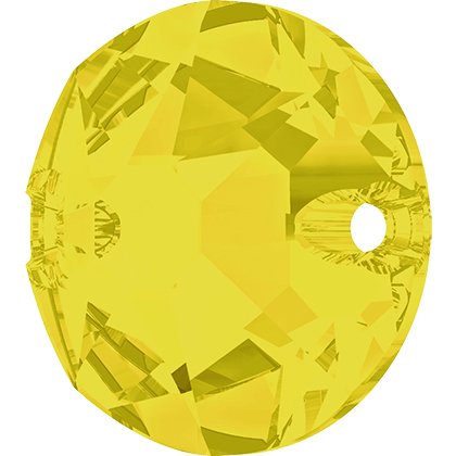 Pierre à coudre ronde Xirius 3288 - 8 mm - Yellow Opal