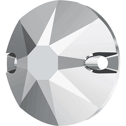 Pierre à coudre ronde Xirius 3288 - 10 mm - Crystal Light Chrome