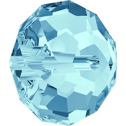 Perle briolette 5040 - 8 mm - Aquamarine