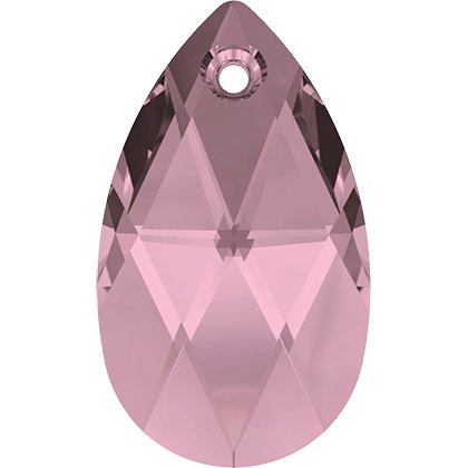 Pendentif poire 6106 - 22 mm - Antique Pink