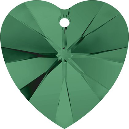 Pendentif cœur Xilion 6228 - 14 mm - Emerald