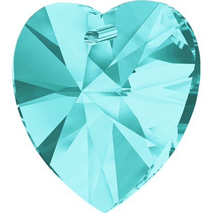 Pendentif cœur Xilion 6228 - 14 mm - Light Turquoise