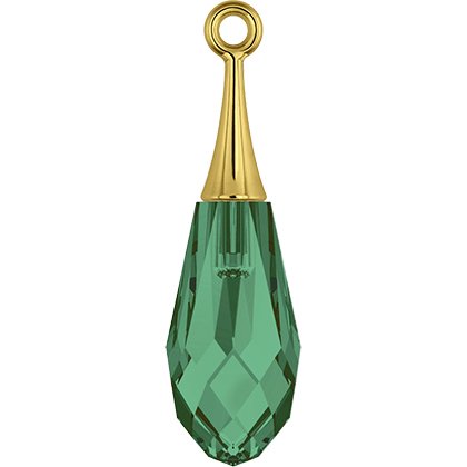 Pendentif Pure Drop doré 6532 - 21 mm - Emerald