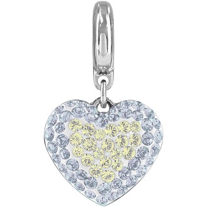 BeCharmed Pavé cœur 86502 - 14 mm - Moonlight