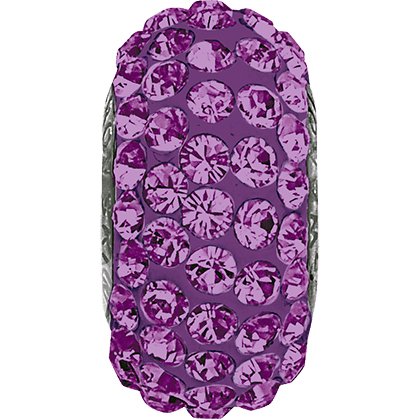 BeCharmed Pavé Slim 81101 - 13.5 mm - Amethyst