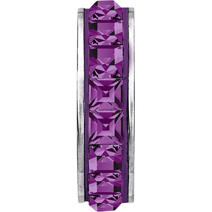 BeCharmed Pavé Stopper 81001 - 15 mm - Amethyst