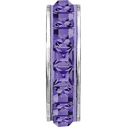 BeCharmed Pavé Stopper 81001 - 15 mm - Tanzanite