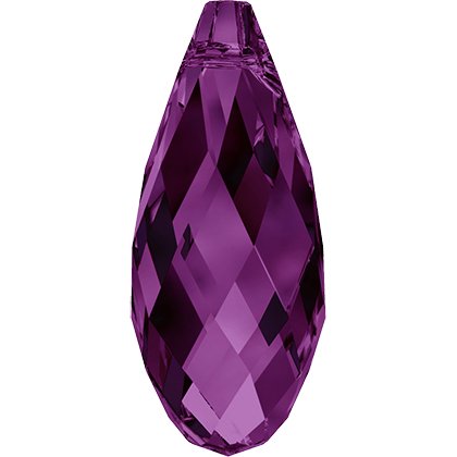 Pendentif briolette 6010 - 13 mm - Amethyst