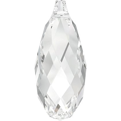 Pendentif briolette 6010 - 13 mm - Crystal