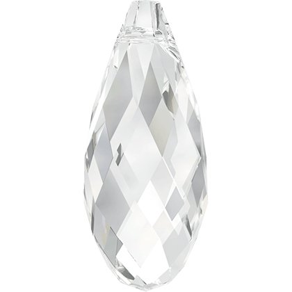 Pendentif briolette 6010 - 13 mm - Crystal