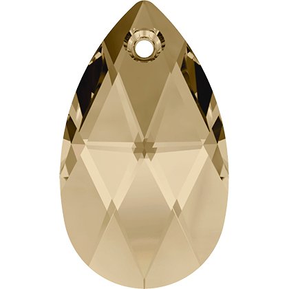 Pendentif poire 6106 - 22 mm - Crystal Golden Shadow