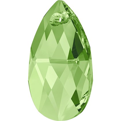 Pendentif poire 6106 - 22 mm - Peridot