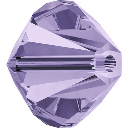 Perle toupie Xilion 5328 - 3 mm - Violet