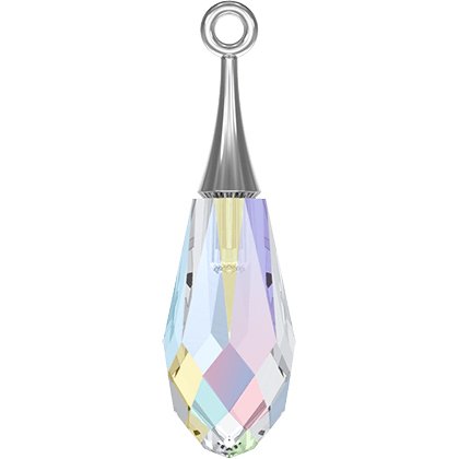 Pendentif Pure Drop argent 6532 - 21 mm - Crystal Aurore Boreale