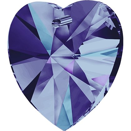 Pendentif cœur Xilion 6228 - 14 mm - Crystal Heliotrope