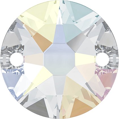 Pierre à coudre ronde Xirius 3288 - 8 mm - Crystal Aurore Boreale