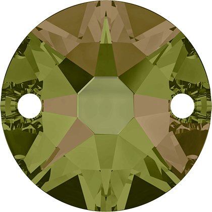 Pierre à coudre ronde Xirius 3288 - 8 mm - Crystal Luminous Green