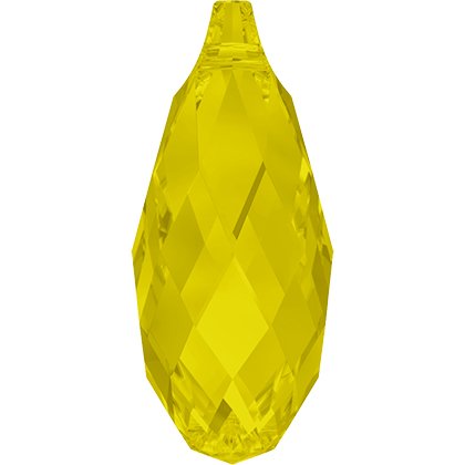 Pendentif briolette 6010 - 13 mm - Yellow Opal