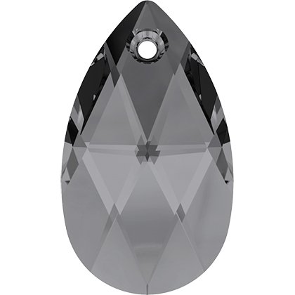 Pendentif poire 6106 - 22 mm - Crystal Silver Night