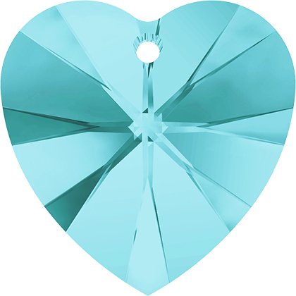 Pendentif cœur Xilion 6228 - 14 mm - Light Turquoise