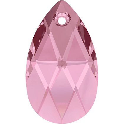 Pendentif poire 6106 - 16 mm - Light Rose