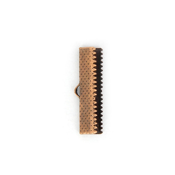 Pince ruban - Argent vieilli - 11 x 11 mm