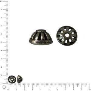 Coupelle Ø 10 mm - Black nickel - x 2