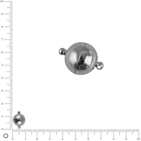 Fermoir aimanté Ø 10 mm - Acier inoxydable