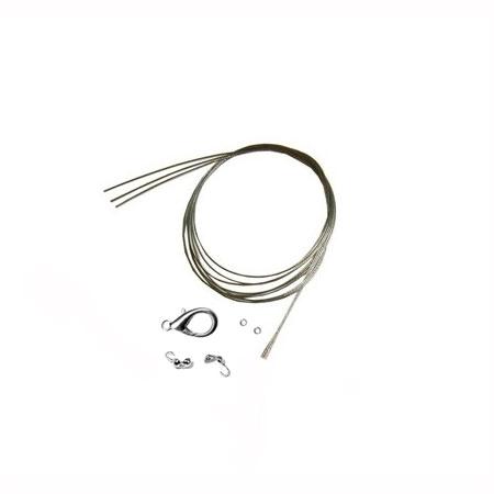 Collier bijoux - 3 rangs - Couleur argent