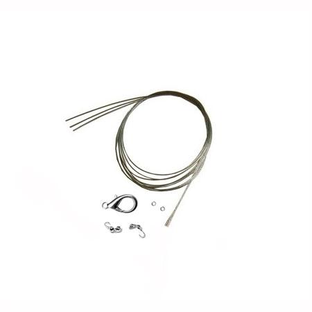 Collier bijoux - 3 rangs - Couleur argent