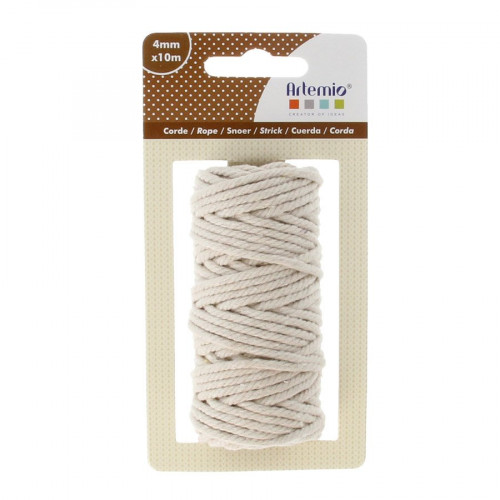 Coton macramé - 4 mm x 10 m