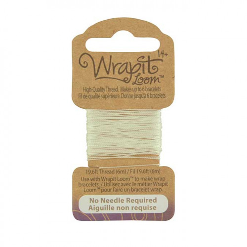 Fil de tissage pour bracelets Wrapit™ Loom - beige