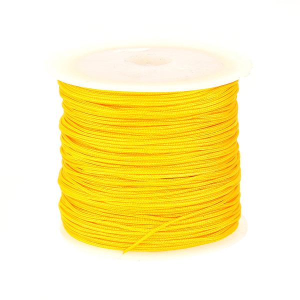 Fil de jade - Jaune or - 0,80 mm par 40 m