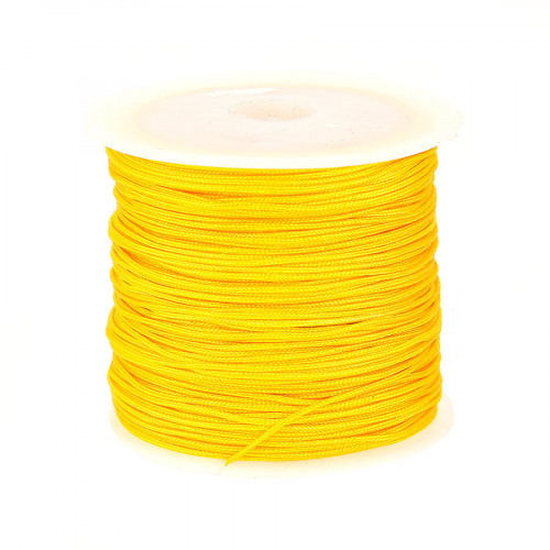 Fil de jade - Jaune or - 0,80 mm par 40 m