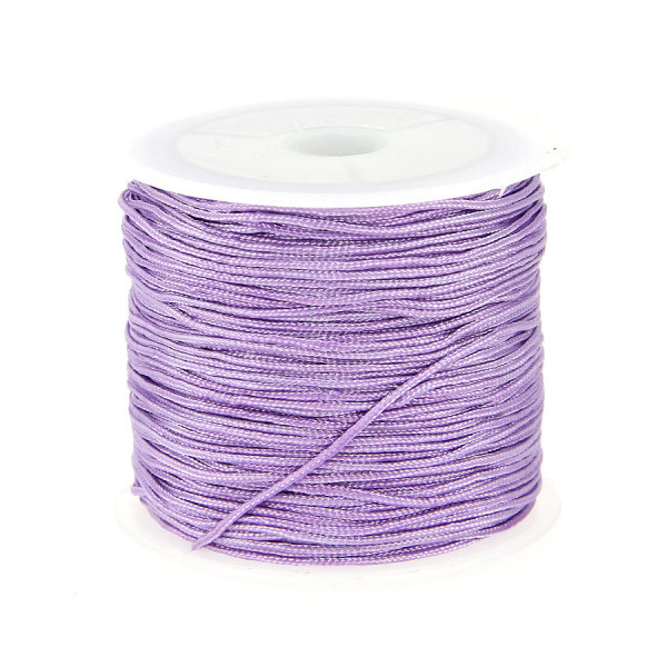 Fil de jade - Violet parme - 0,80 mm par 40 m