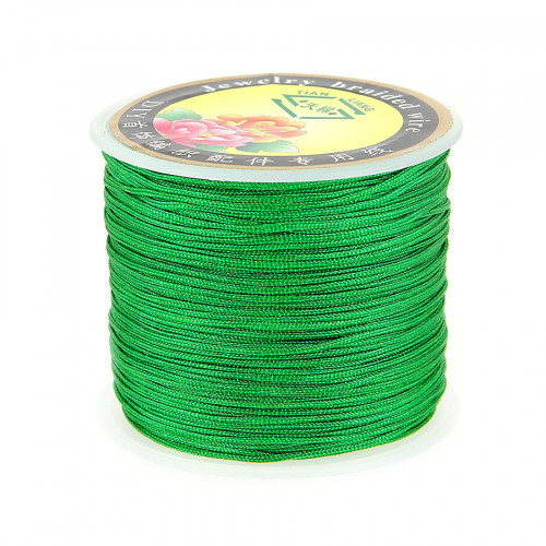Fil de jade - Vert - 0,80 mm par 40 m