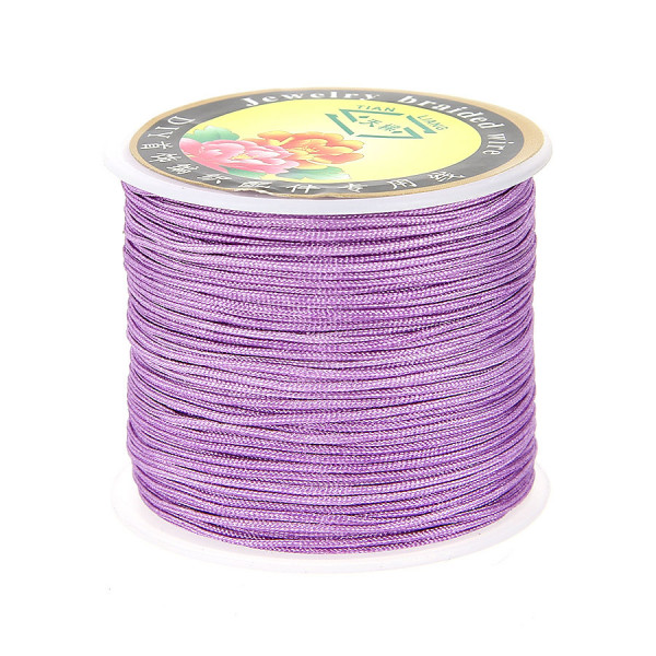 Fil de jade - Violet - 0,80 mm par 40 m