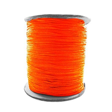 Fil pour shamballa - Ø 0,8 mm - Orange flashy