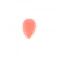 Perle triangle arrondi synthétique - 32 x 21 mm