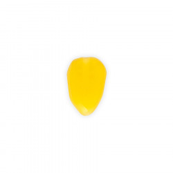 Perle triangle arrondi synthétique - 32 x 21 mm