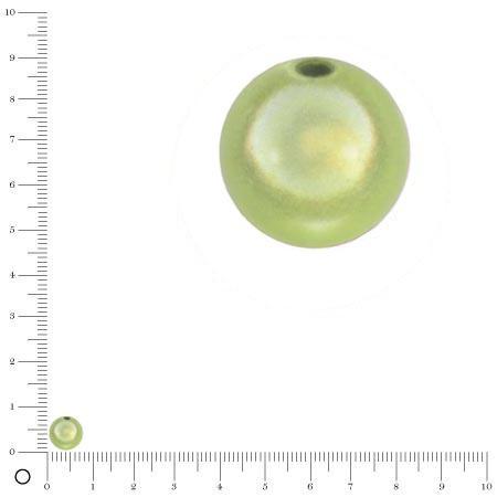 Perle magique Ø 8 mm - Kaki - x 10