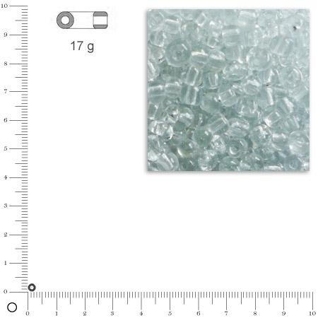 Rocailles transparentes - Cristal - Ø 2,6 mm x 17 g
