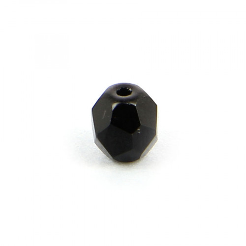 Perles Facettes De Bohême 6 Mm Couleur Nébuleuse Noire - Lot De 25 Perles, Marque Preciosa, Fabriqué En France