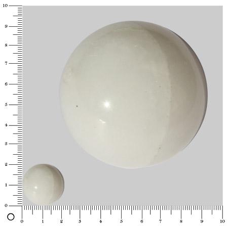 Perle gemme blanc - Ø 20 mm