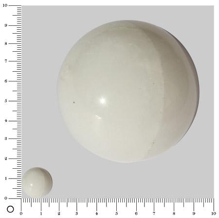 Perle gemme blanc- Ø 15 mm
