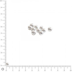 Boule Ø 4 mm - Argenté - x 10