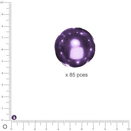 Perles Renaissance - Lilas - Ø 4 mm  x 85 pces